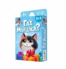 Игра карточная. Где мышка? 32 карточки. 8х12 см ГЕОДОМ
