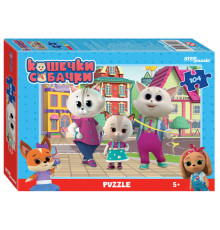 Др.Мозаика -puzzle- 104 -Кошечки и собачки- (0+ Медиа) 82220