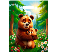 Пакет 31*40=60 Обнимашки Ламинат  прор (50-500) №16