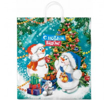 Пакет НГ Сумка с пластиковыми ручками НГ 