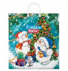 Пакет НГ Сумка с пластиковыми ручками НГ 