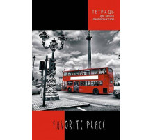 Тетрадь д/зап. ин. слов А5, 96л.греб. выс. алф 