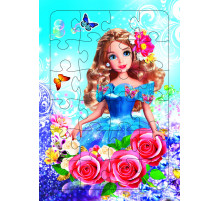 Пазл на планшете. Моя принцесса