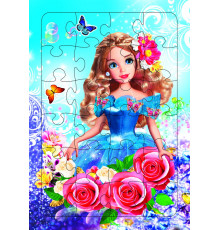 Пазл на планшете. Моя принцесса