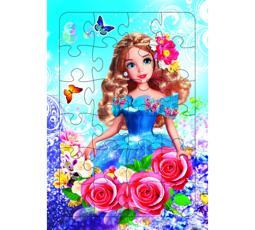 Пазл на планшете. Моя принцесса