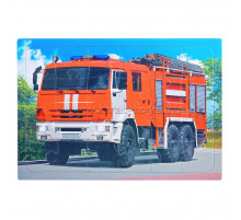 Пазл на планшете. Пожарная машина 24 элемента