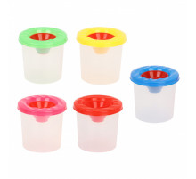 Стакан непроливайка одинарный с крышкой и пробкой (100) / СН-2 / СН-2