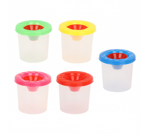 Стакан непроливайка одинарный с крышкой и пробкой (100) / СН-2 / СН-2