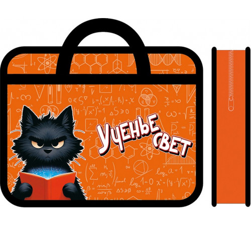 Папка детская А4 пластиковая, с ручками (30) / ПМ-А4-25, УЧЕНЬЕ СВЕТ 2025 / ПМ-А4-25