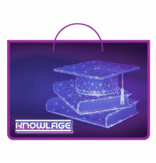 Папка детская А4 пластиковая, ручки-тесьма  (50) / ПМ-А4-35, ЗНАНИЯ 2024 / ПМ-А4-35 ручк.т