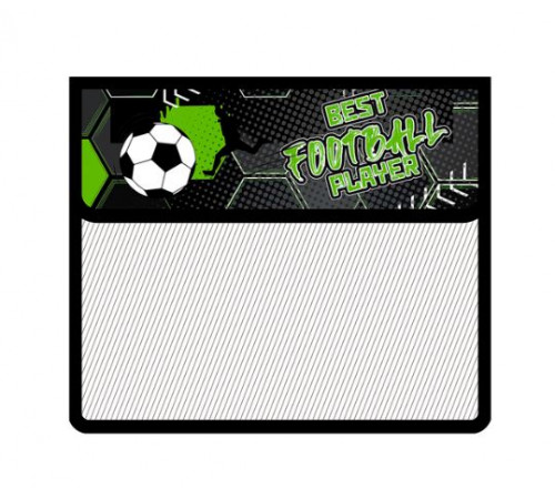 Папка для тетрадей А5 пластик, на липучке, 2 СЕКЦИИ, клапан, без уголока (50) / ПМ-А5-36,