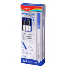 Ручка капиллярная KEYROAD Fineliner 0,4мм синяя, KR972457