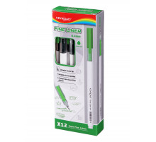 Ручка капиллярная KEYROAD Fineliner 0,4мм зеленая, KR972460
