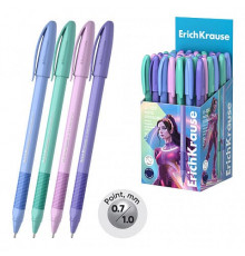 Ручка шариковая ErichKrause® U-109 Pastel Stick&Grip 1.0, Ultra Glide Technology, цвет чернил синий (в коробке по 50 шт.) 58111