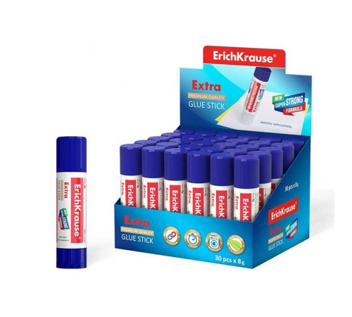 Клей-карандаш ErichKrause Extra, 8г 4433