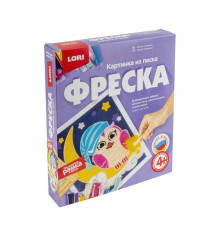 Фреска. Картина из песка. Совушка Кп-057