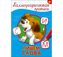 КАЛЛИГРАФИЧЕСКАЯ ПРОПИСЬ А4. ПИШЕМ СЛОВА