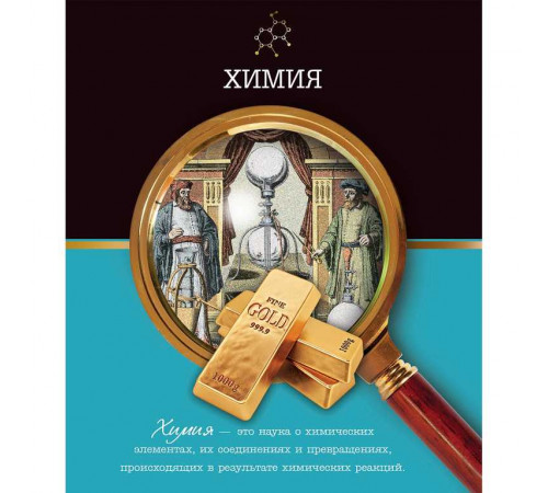 Тетрадь темататическая 48 л. Российская символика. Химия