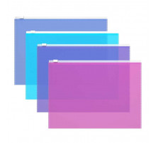 Zip-пакет пластиковый ErichKrause® Fizzy Vivid, B5, ассорти, 47072