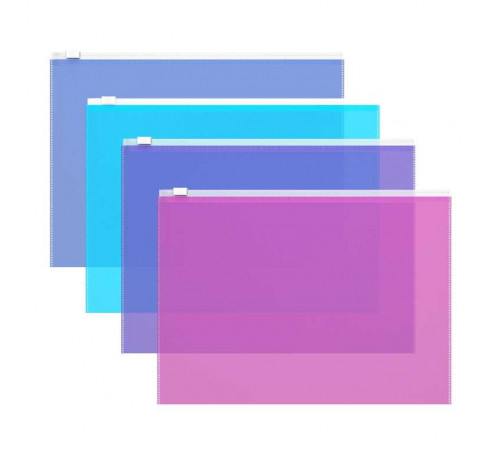 Zip-пакет пластиковый ErichKrause® Fizzy Vivid, B5, ассорти, 47072 Zip-пакет пластиковый ErichKrause® Fizzy Vivid, B5, ассорти, 47072
