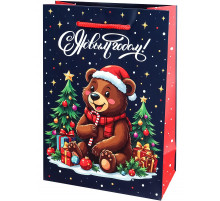 Dream cards Пакет подарочный с мат.лам. 14х20х6,5 см (MS) Медведь, 190г (собс. разр.) ППК-2286