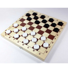 Игра настольная «Шахматы и шашки» пластмассовые (поле 29х29 см)