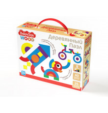 Деревянный пазл Wood 40 элементов