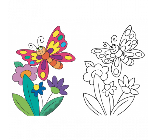 Раскраски для детей 2-4 лет. Весёлые насекомые . Литур.