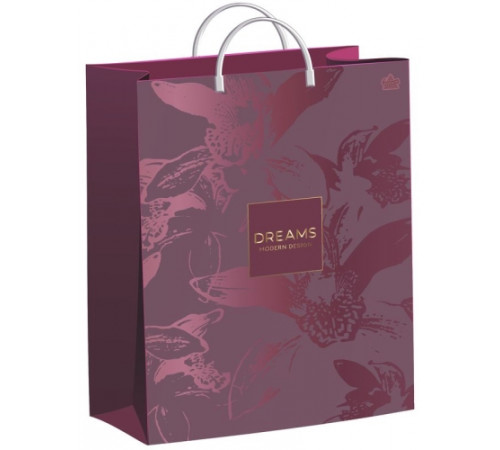 Сумка подар.(30*40*14) Брусничный (1-40)№16