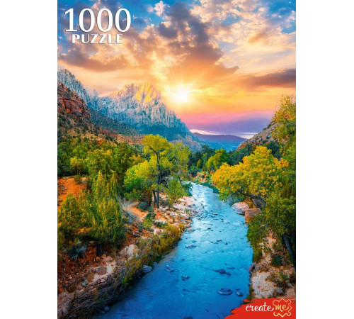 Пр.п.ПАЗЛЫ 1000 элементов. РЕЧНОЙ ПЕЙЗАЖ (арт.ШТП1000-8284)