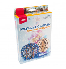 Л.Фнн-067 Роспись по дереву.Ёлочная игрушка 