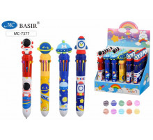 Авторучка 10-и цветная: детская; 