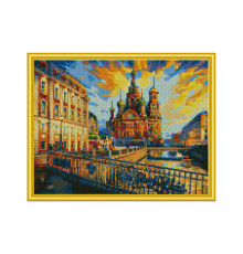 Алмазная мозаика  40х50 см, САНКТ-ПЕТЕРБУРГ