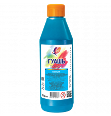 Гуашь 500 мл голубая 19С 1303-08