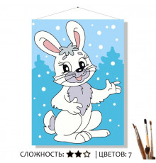 Картина по номерам на холсте 20х16 