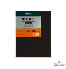 Холст на подрамнике, чёрный грунт, 100% хлопок 380г/м2, 20х30см