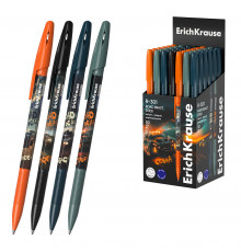 Ручка шариковая ErichKrause R-301 Stick Road Beast 0.7, цвет чернил синий (в коробке по 50 шт.) 63074