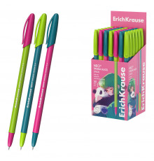 Ручка шариковая ErichKrause Neo® Stick Panda Hugs 0.7, Super Glide Technology, цвет чернил синий (в коробке по 50 шт.) 63101