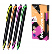 Ручка-роллер автоматическая ErichKrause TipFlow Matic Accent 0.5, цвет чернил синий (в коробке по 12 шт.) 63703