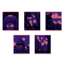 Тетрадь общая ученическая ErichKrause Neonsburg, 48 листов, клетка, печать пантоном_MIX-PACK 63296