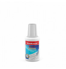 Корректирующая жидкость с кисточкой ErichKrause Extra, 20г (в пластиковом поддоне по 10 шт.)5