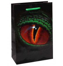 Пакет подарочный с глянцевой ламинацией 18x23x10 см  (M) Драконий глаз, 157 г ППК-6302