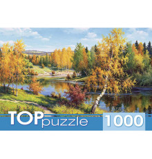 TOPpuzzle. ПАЗЛЫ 1000 элементов. И. Прищепа. Золотая осень
