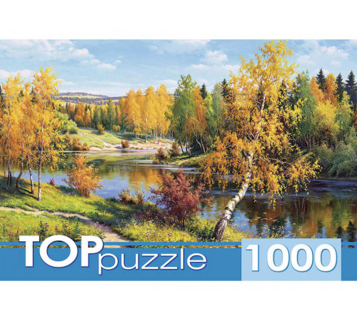TOPpuzzle. ПАЗЛЫ 1000 элементов. И. Прищепа. Золотая осень
