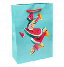 Пакет Optima подар.с глян.лам.26,4*32,7*8см(L) Арбузы ПКП-3584