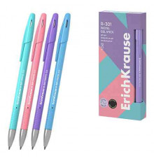 Ручка гелевая ErichKrause R-301 Gel Stick Pastel 0.5, цвет чернил черный  61293