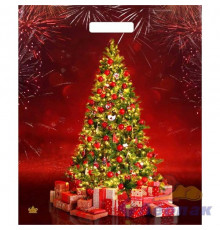 Пакет Ёлочное сияние Ламинат прор (50/500) №16 38*45=60