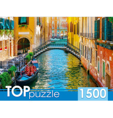 TOPpuzzle. ПАЗЛЫ 1500 элементов. ГИТП1500-4846 Романтический закат в Венеции