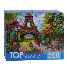 TOPpuzzle. ПАЗЛЫ 500 элементов. П500-0737 ПРОГУЛКА ПО ПАРИЖУ