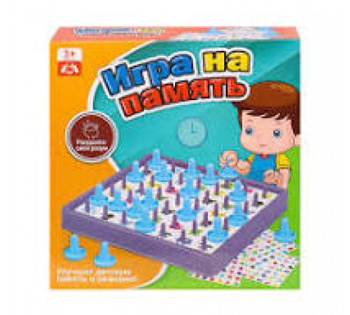 Игра настольная-Игра на память-(21х21х5,6 см)(1игр.диск,49 арматур,10 карт.) ( Арт. Y25458020)